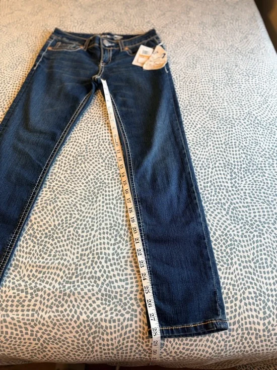 Seven7 | Low Rise Dark Wash Straight Leg Jeans - Picture 8 of 10